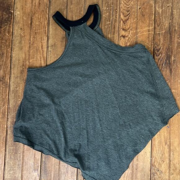 Women’s Free People We the Free tank top asymmetrical gray swing style size xs - Picture 5 of 6